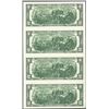 Image 2 : Uncut Sheet of (4) 1995 $2 Federal Reserve Notes Atlanta