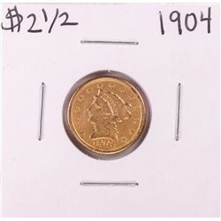 1904 $2 1/2 Liberty Head Quarter Eagle Gold Coin