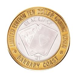 .999 Fine Silver Barbary Coast Casino Las Vegas, NV $10 Limited Edition Gaming Token