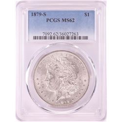 1879-S $1 Morgan Silver Dollar Coin PCGS MS62