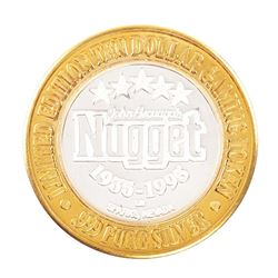 .999 Silver John Ascuaga's Nugget Sparks, Nevada $10 Limited Edition Gaming Token