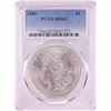 Image 1 : 1886 $1 Morgan Silver Dollar Coin PCGS MS62