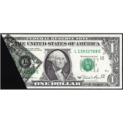 1981 $1 Federal Reserve Note San Francisco Printed Fold Over ERROR