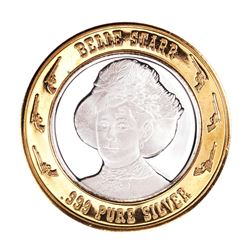 .999 Silver Limited Edition Gunfighters Series Belle Starr Casino Gaming Token