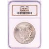 Image 1 : 1924 $1 Peace Silver Dollar Coin NGC MS65