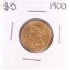 Image 1 : 1900 $5 Liberty Head Half Eagle Gold Coin