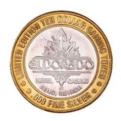.999 Fine Silver Eldorado Reno, Nevada $10 Limited Edition Gaming Token