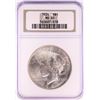 Image 1 : 1924 $1 Peace Silver Dollar Coin NGC MS65