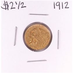 1912 $2 1/2 Indian Head Quarter Eagle Gold Coin