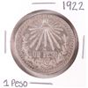 Image 1 : 1922-M Mexico Un Pesos Silver Coin