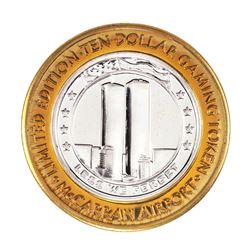 .999 Silver McCarran International Airport $10 Casino Limited Edition Gaming Token