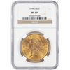 Image 1 : 1898-S $20 Liberty Head Double Eagle Gold Coin NGC MS64