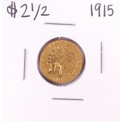 1915 $2 1/2 Indian Head Quarter Eagle Gold Coin