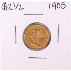 1905 $2 1/2 Liberty Head Quarter Eagle Gold Coin