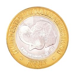 .999 Silver John Ascuaga's Nugget Sparks, Nevada $10 Limited Edition Gaming Token