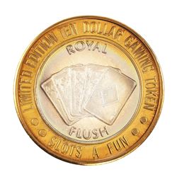 .999 Silver Slots A Fun Casino Las Vegas, NV $10 Limited Edition Casino Gaming Token