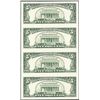 Image 2 : Uncut Sheet of (4) 1995 $5 Federal Reserve Notes Atlanta