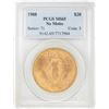 Image 1 : 1908 No Motto $20 St Gaudens Double Eagle Gold Coin PCGS MS65