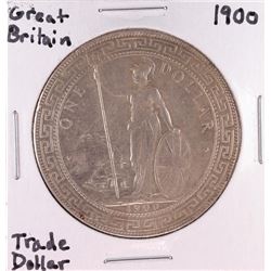 1900 Great Britain Trade Silver Dollar Coin