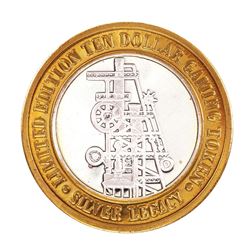 .999 Fine Silver Silver Legacy Reno, Nevada $10 Limited Edition Gaming Token