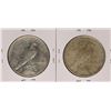 Image 2 : Lot of (2) 1934-D $1 Peace Silver Dollar Coins