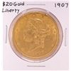 Image 1 : 1907 $20 Liberty Head Double Eagle Gold Coin