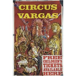 Circus Vargas Vintage Poster