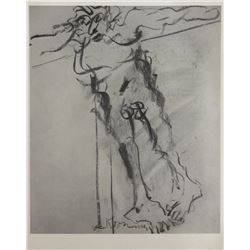 Willem de Kooning - Untitled, Lithograph c. 1960s