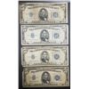 Image 1 : 4-$5 SILVER CERTIFICATES 1934s