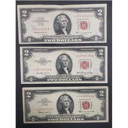 3-$2 RED SEAL STAR NOTES