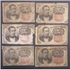 Image 1 : 6 1874 10c FRACTIONAL NOTES
