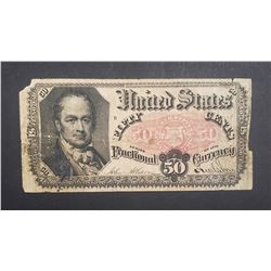 1875 50c FRACTIONAL NOTE