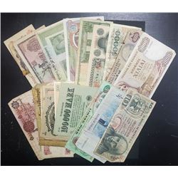 25pc FOREIGN CURRENCY LOT