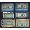 Image 2 : 6 SILVER CERTIFICATES (2) are STAR NOTES