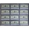 Image 1 : THE COMPLETE UNC 1976 $2 COLLECTION