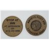 Image 2 : 2-WOODEN NICKELS GOOD FOR ONE FREE DRINK