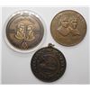 Image 1 : 3-MEDALLIONS: LEWIS & CLARK FAMOUS MASONS 1995;