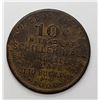 Image 1 : 1908 TRADE TOKEN 10c SCHILLER HALL
