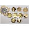 Image 1 : 9-PRESIDENT TOKENS/MEDALLIONS
