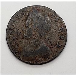 1742 GREAT BRITAIN 1/2 PENNY