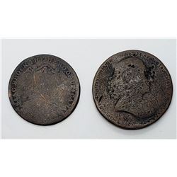 1790 & 1816 EARLY DATE COPPER COINS