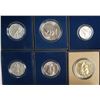 Image 1 : 6 U.S. COIN COLLECTION in DISPLAY BOXES