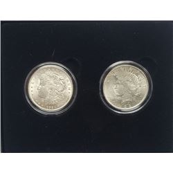 1921 & 1922 U.S. SILVER DOLLARS AU/UNC