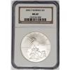 Image 1 : 2005 P MARINES SILVER DOLLAR NGC MS69