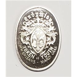 1978 Endymion Oval .999 Silver Doubloon