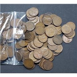 350 WHEAT CENTS (1920-1929) P-D-S