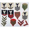 Image 1 : WWII to Modern USN & USMC Rank Patch Lot