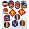 Image 1 : WWII US Army Shoulder Patch Lot - 12 Total