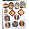 Image 2 : WWII US Army Shoulder Patch Lot - 12 Total