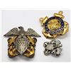 Image 1 : Vintage US Coast Guard Pins & Service Cap Insignia